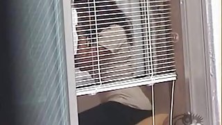 Girl with sexy panties gets caught by spy in voyeur video