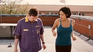 Delicious Rosario Dawson Dancing Outdoors in a Scene From 'Clerks 2'